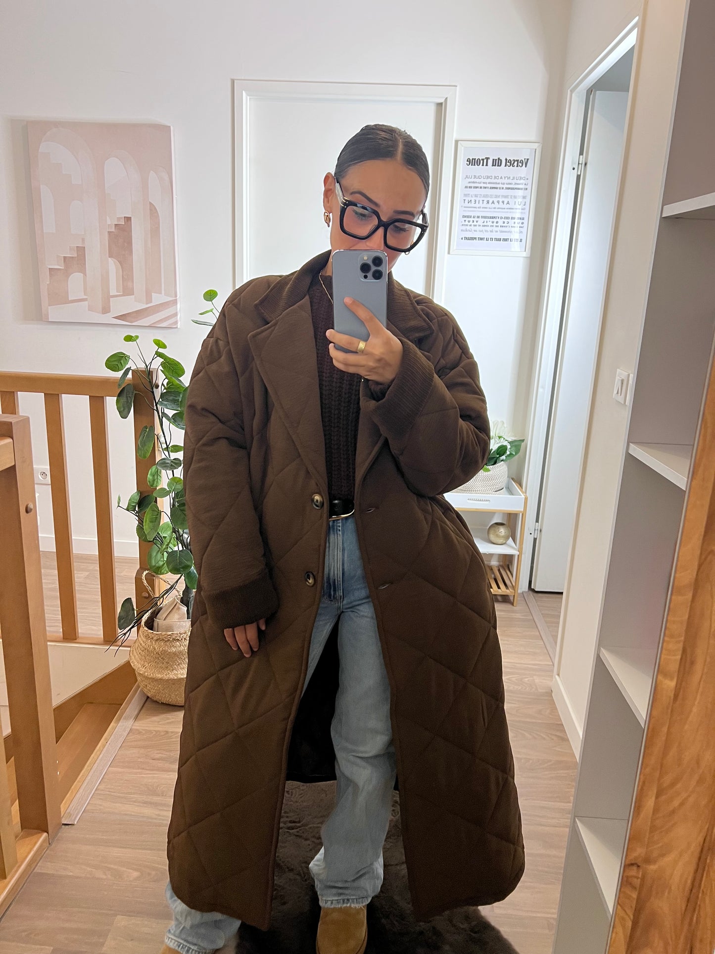 Manteau Oversize Élégant - Ton Terreux