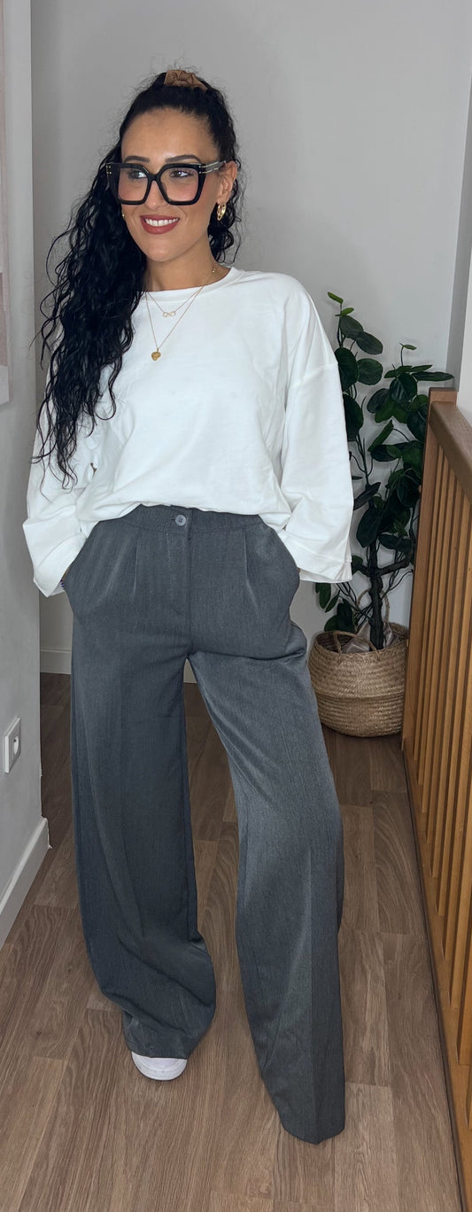 Pantalon tailleurs gris anthracite