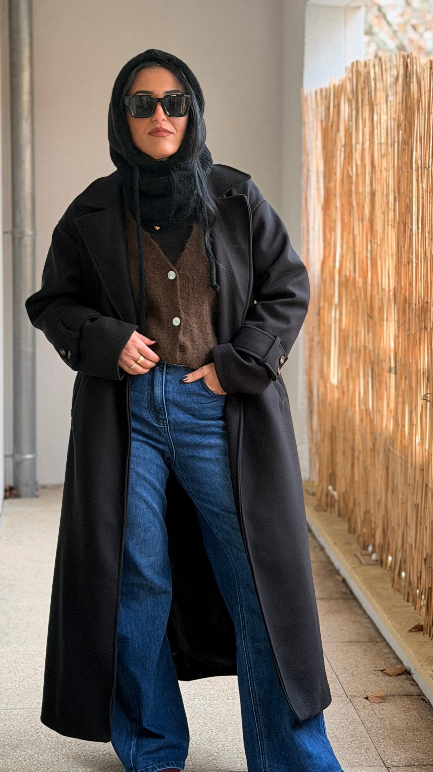 Manteau Oversize Noir