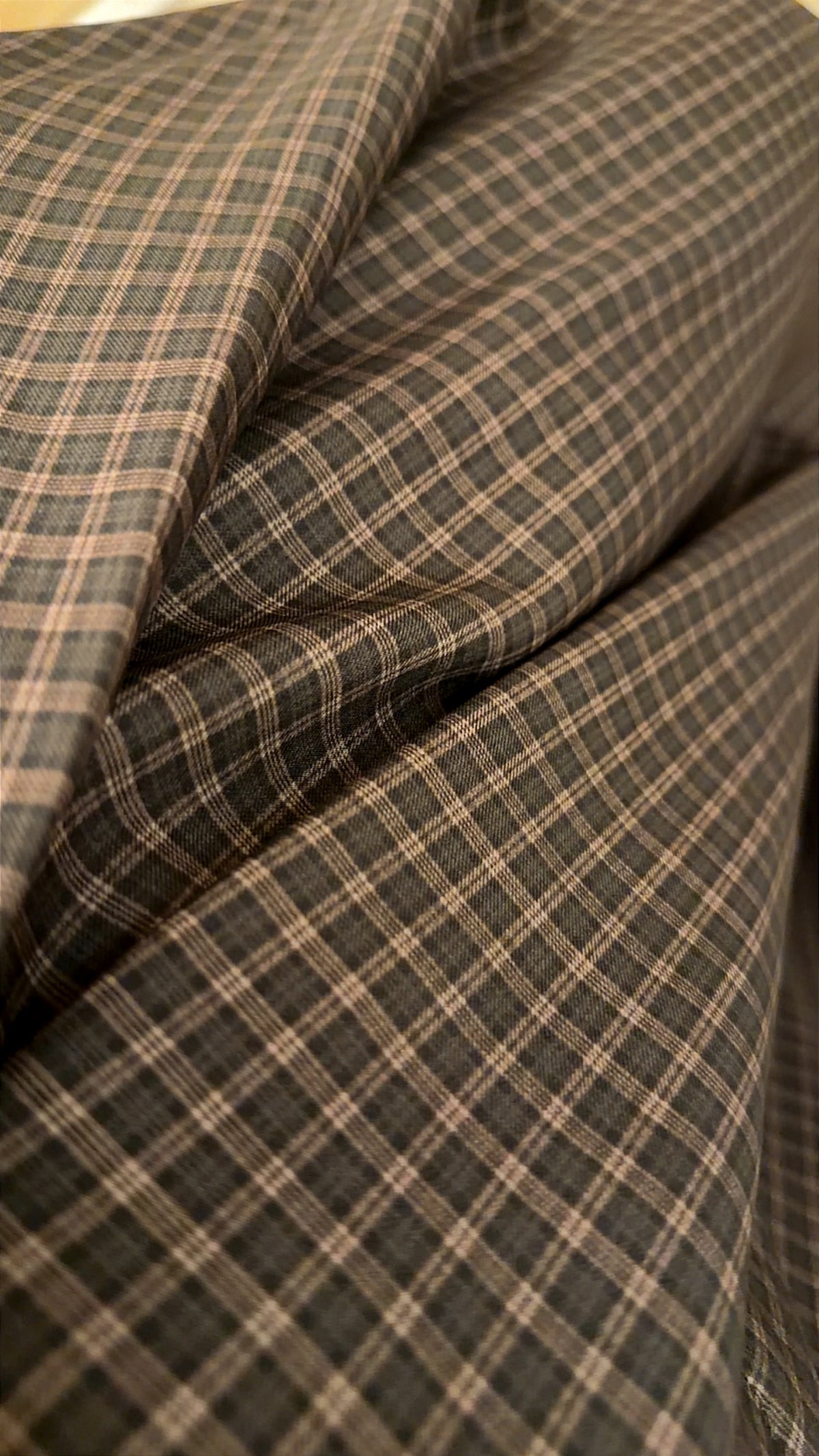 Pantalon Palazzo à Carreaux