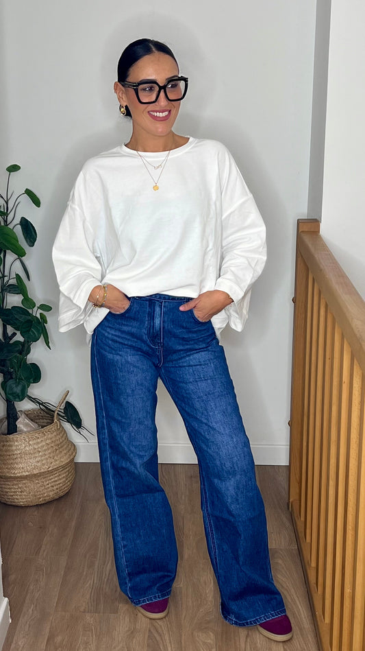 Jean Wide-Leg Évasé