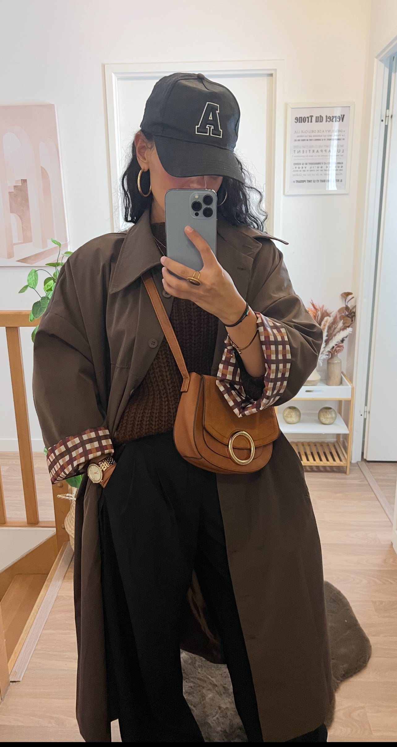 Parka trenchy Oversize Marron