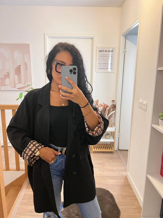 Blazer oversize Noir