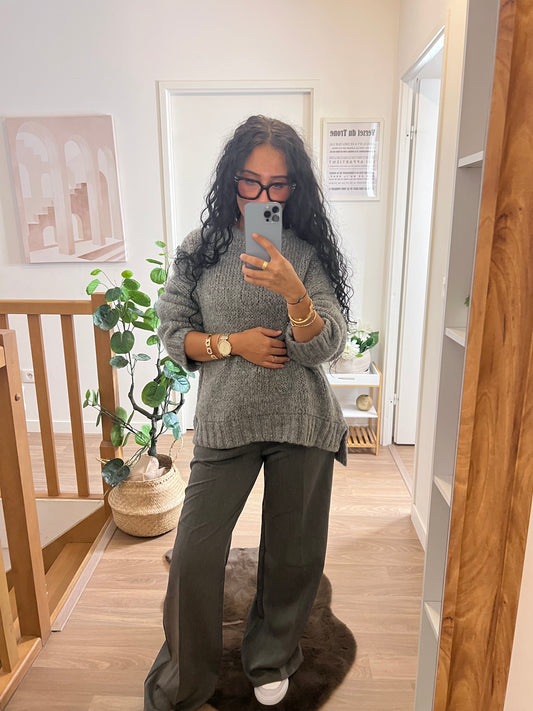 Pantalon tailleurs gris anthracite