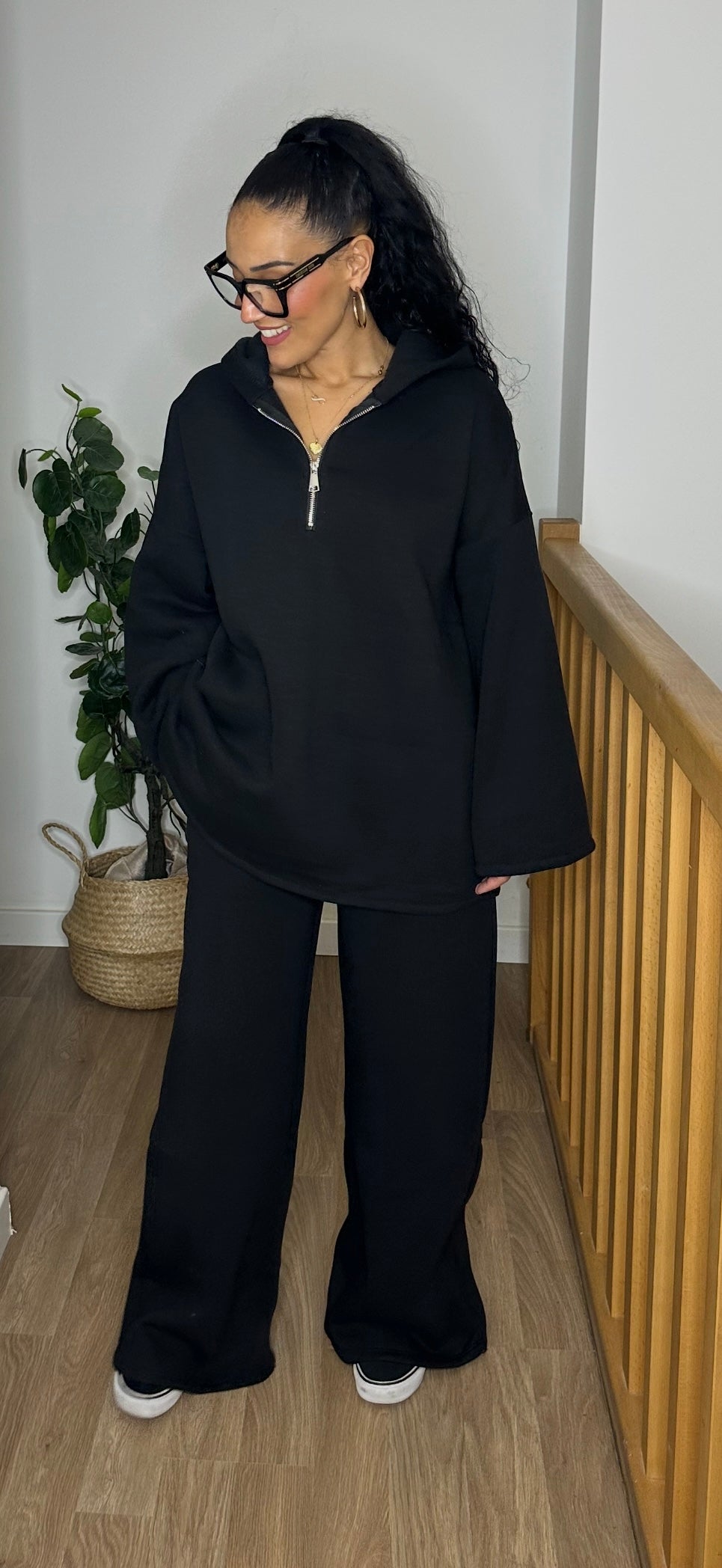 Ensemble à capuche Noir