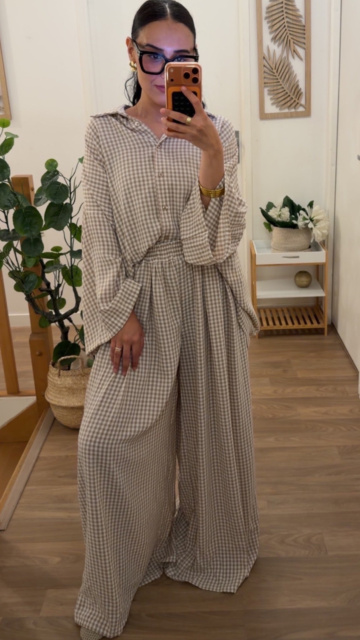 Ensemble Vichy Taupe