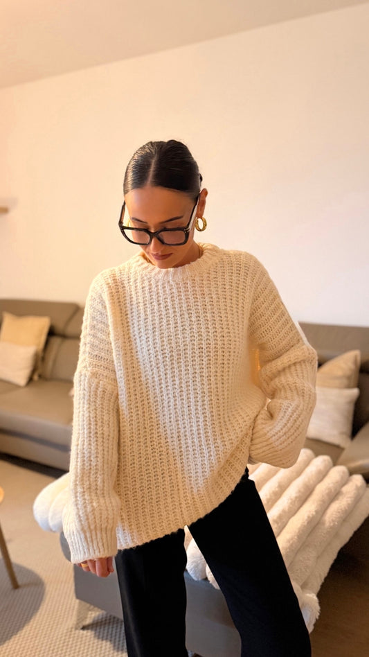 Pull écru