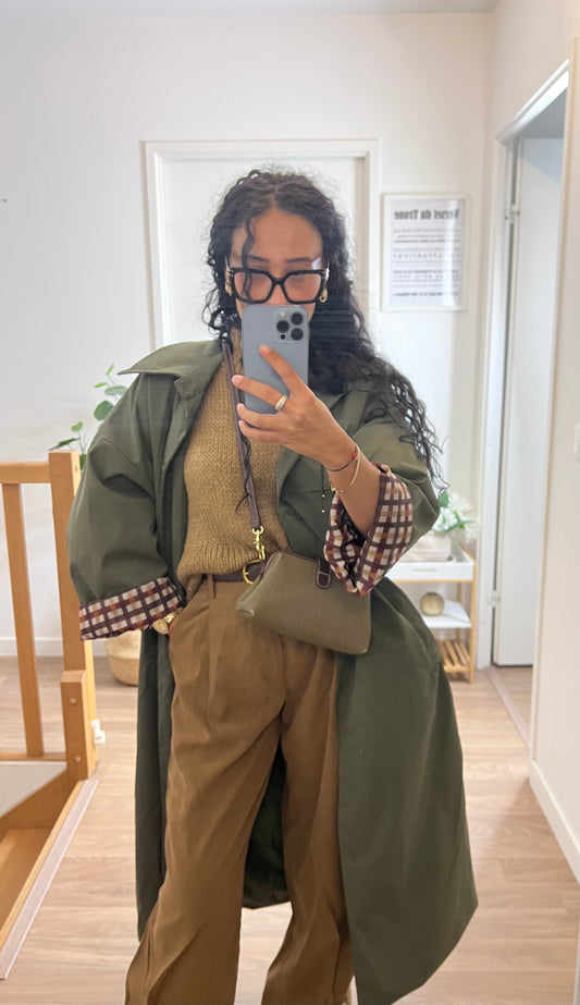 Parka trenchy Oversize  kaki