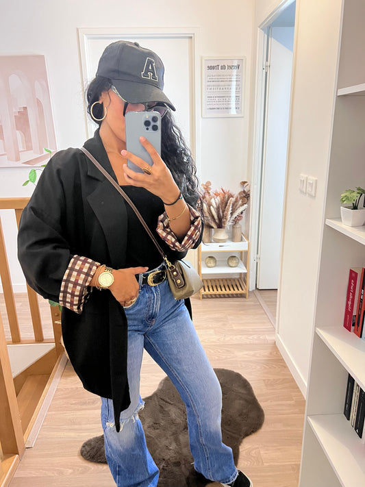 Blazer oversize Noir