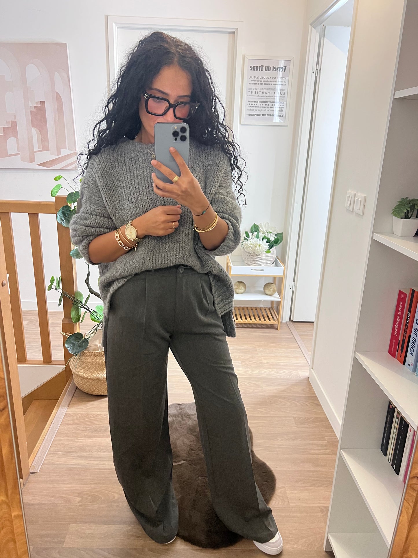 Pantalon tailleurs gris anthracite