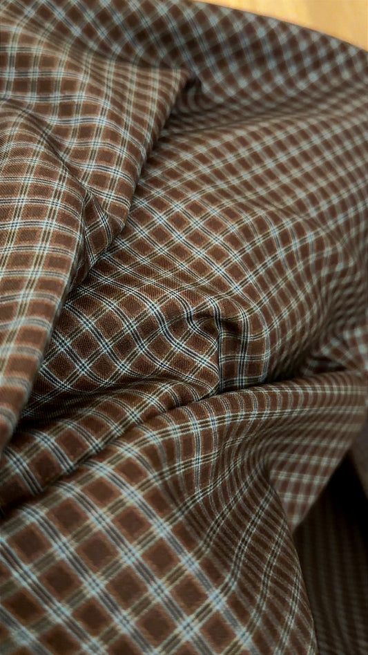Pantalon Palazzo à Carreaux