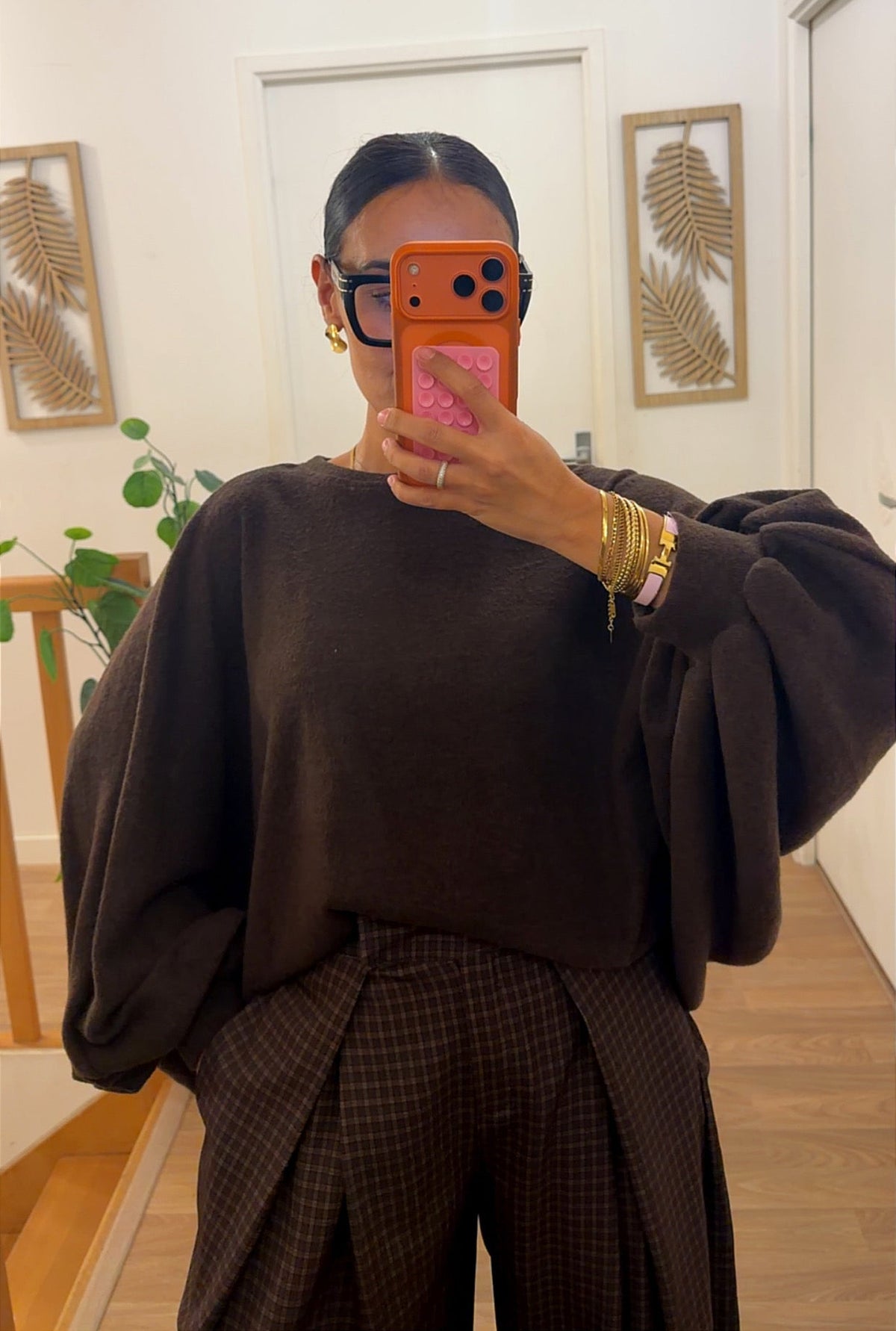 Pull Oversize Manches Chauve-Souris