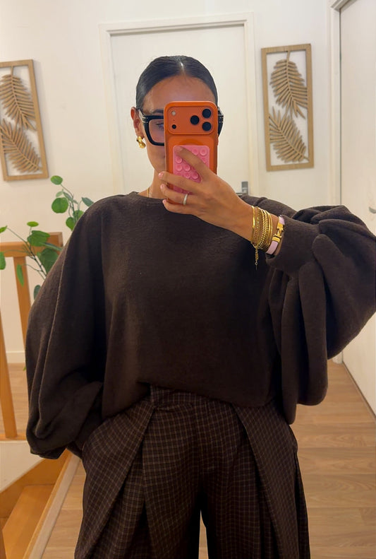 Pull Oversize Manches Chauve-Souris