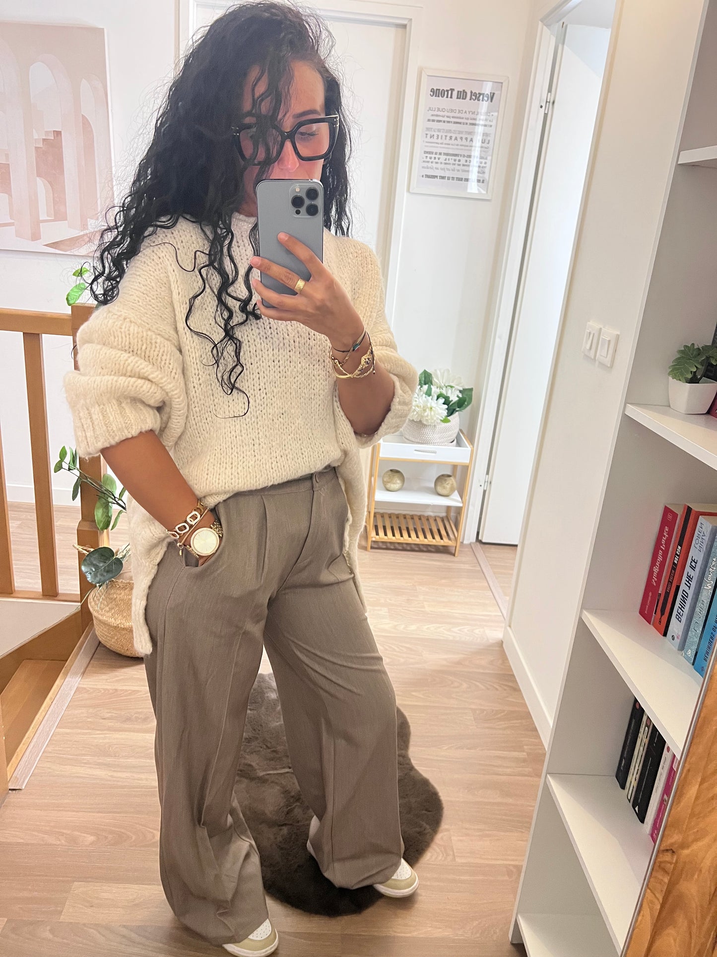 Pantalon tailleurs Taupe