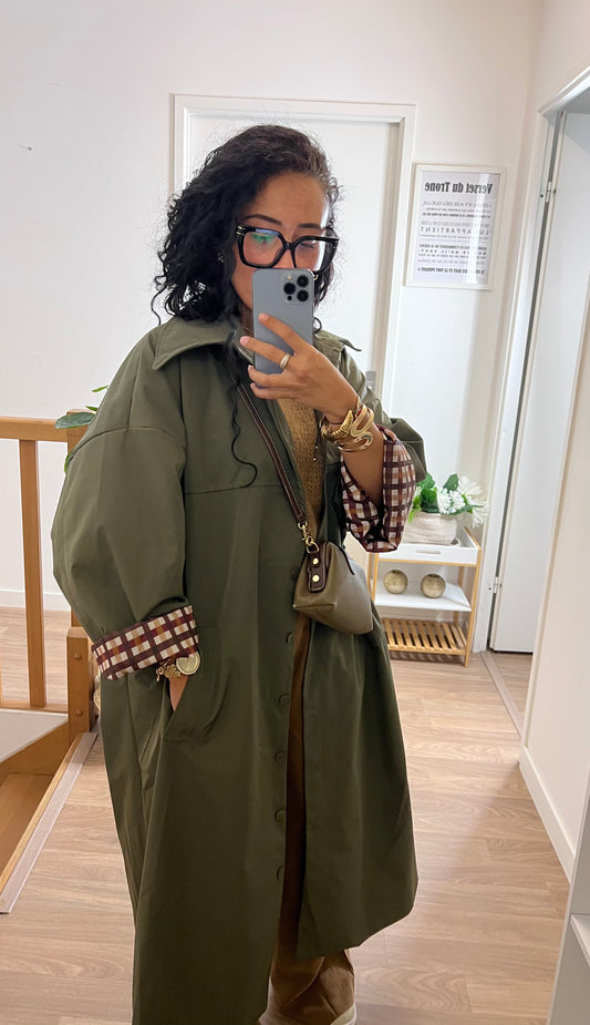 Parka trenchy Oversize  kaki