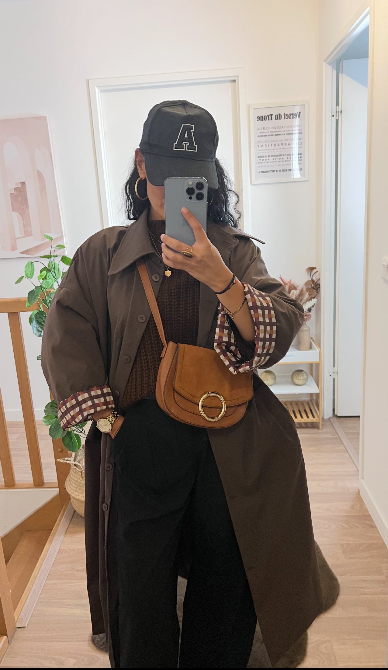 Parka trenchy Oversize Marron