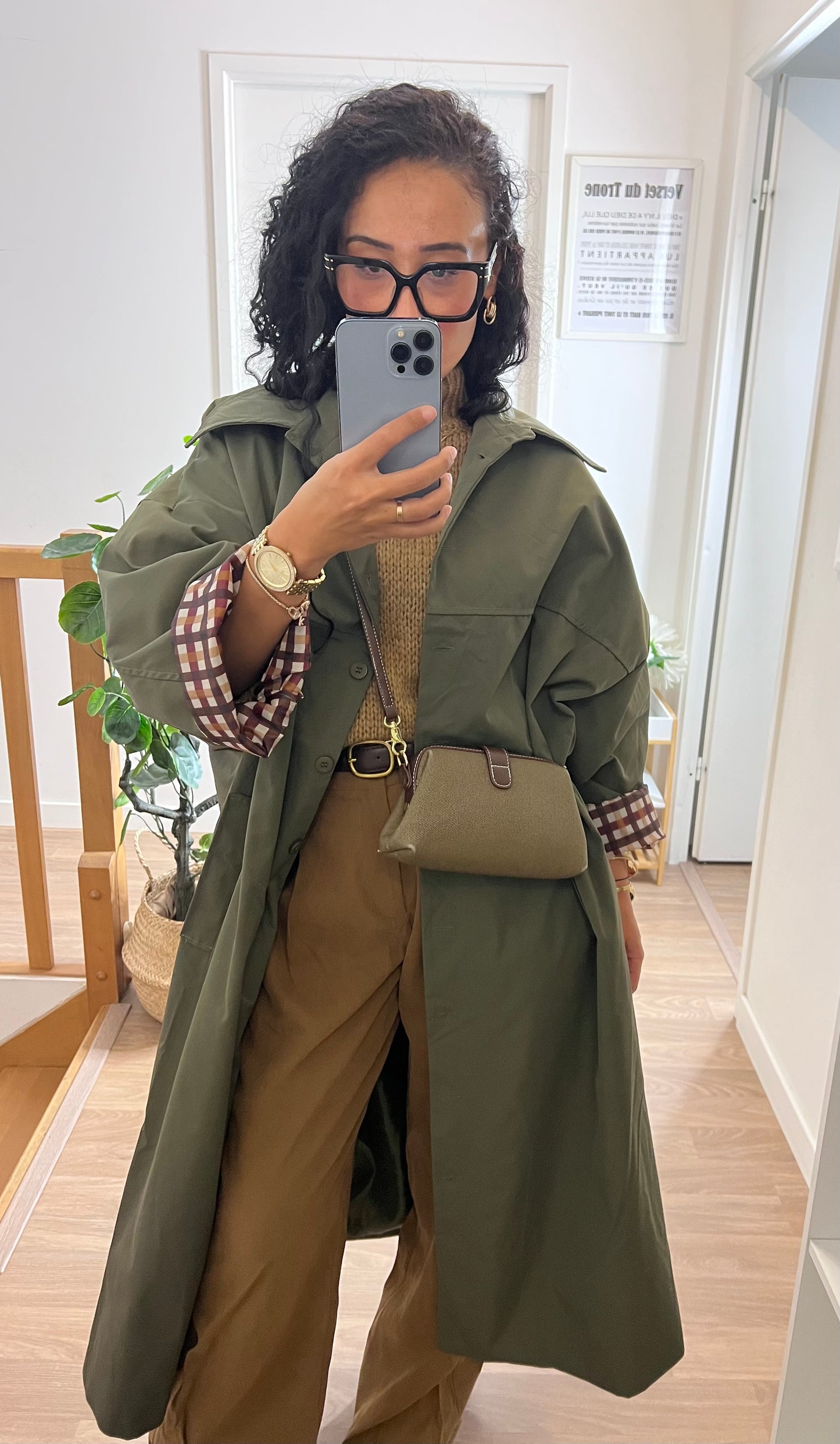 Parka trenchy Oversize  kaki