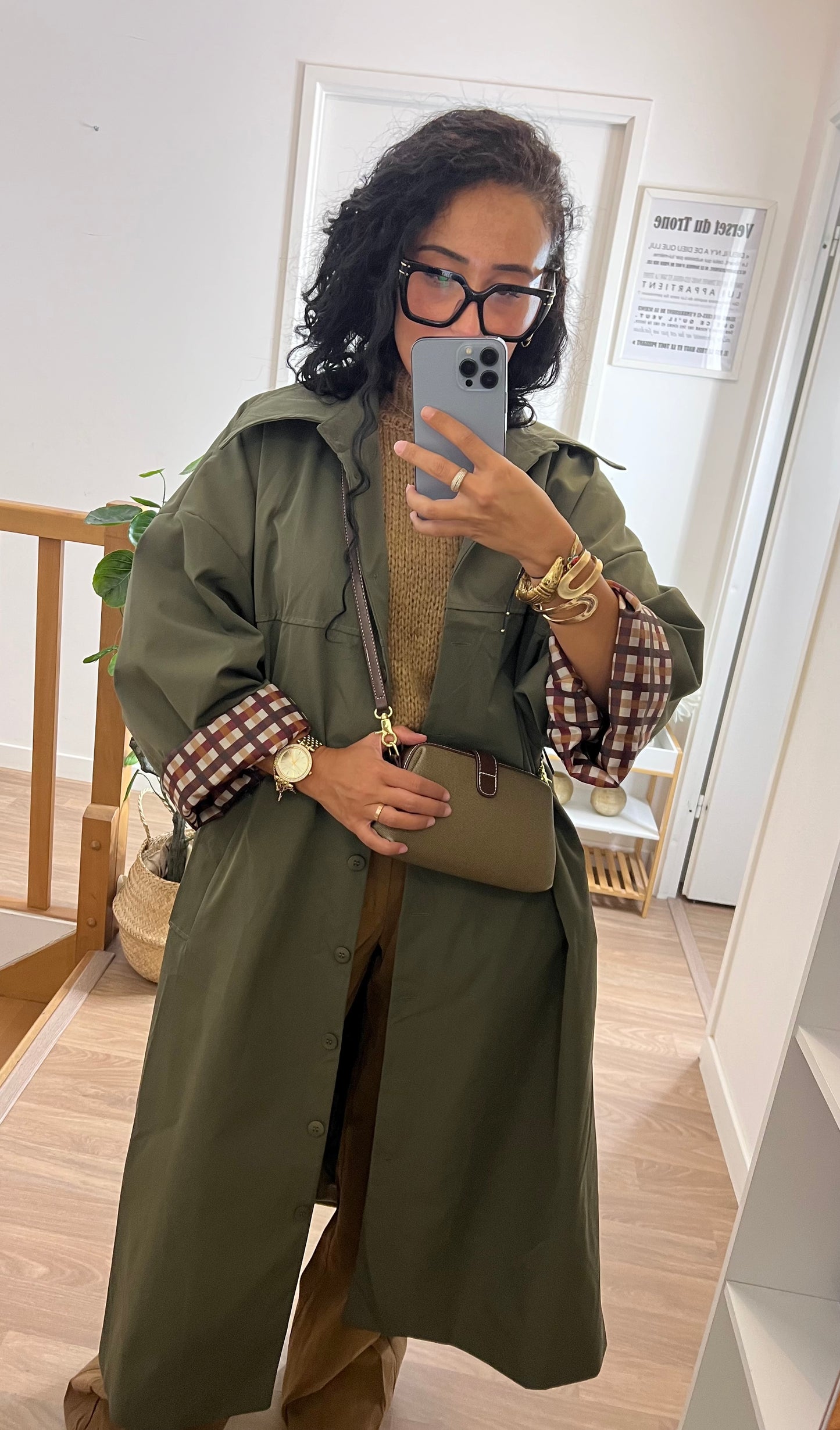 Parka trenchy Oversize  kaki