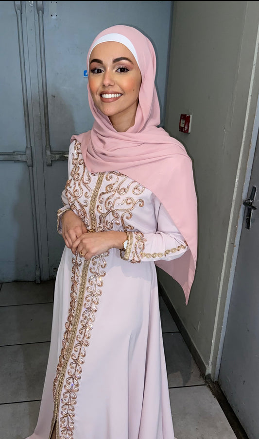 Hijab Rose - Crêpe