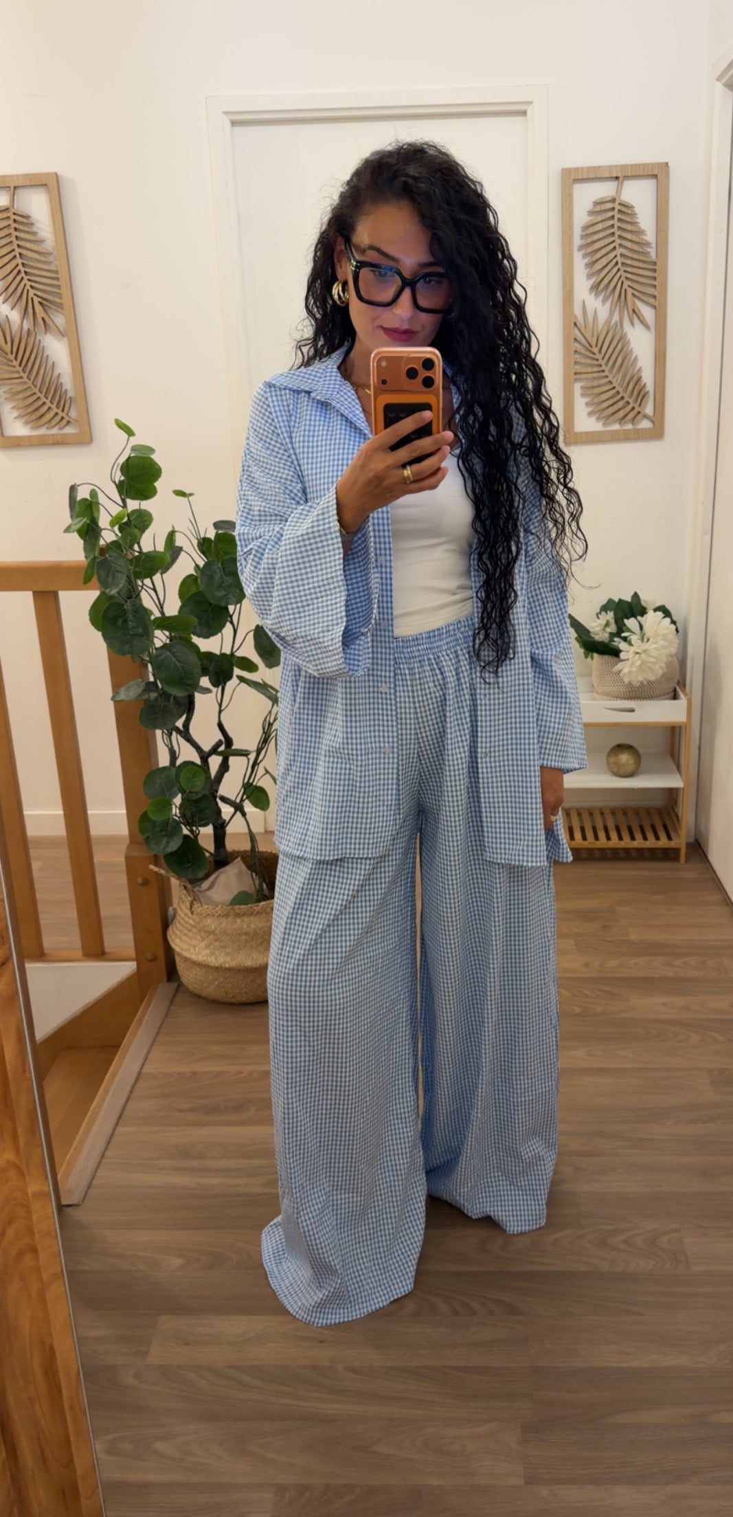Ensemble Vichy ciel