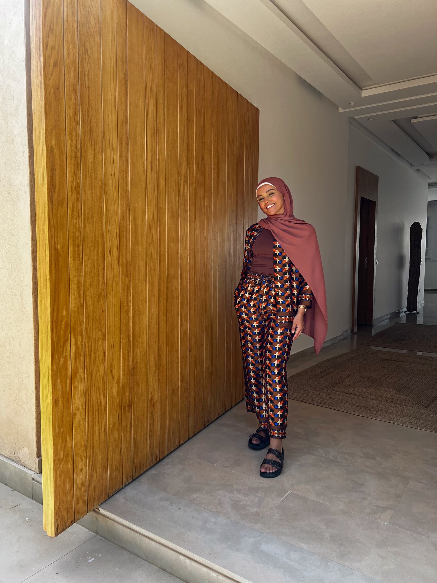Hijab Brique / Terracotta - Crêpe
