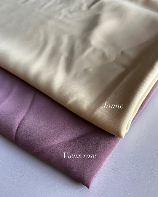 Couleur jaune & rose